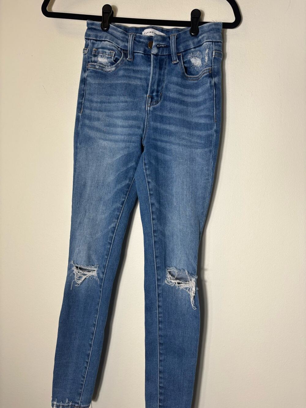 Flying Monkey Ripped Skinny Jeans Sz 24